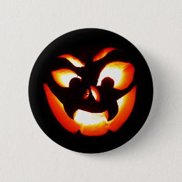 Chapa Redonda De 5 Cm Vampire Jack-O-Lantern