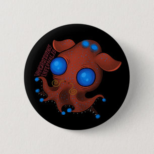 Chapa Redonda De 5 Cm Vampyroteuthis Infernalis (con nombre)
