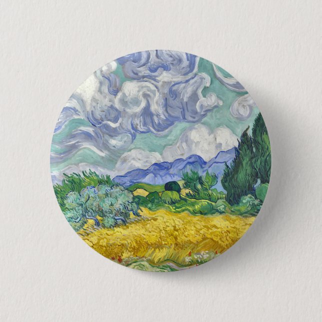 Chapa Redonda De 5 Cm Van gogh (Anverso)