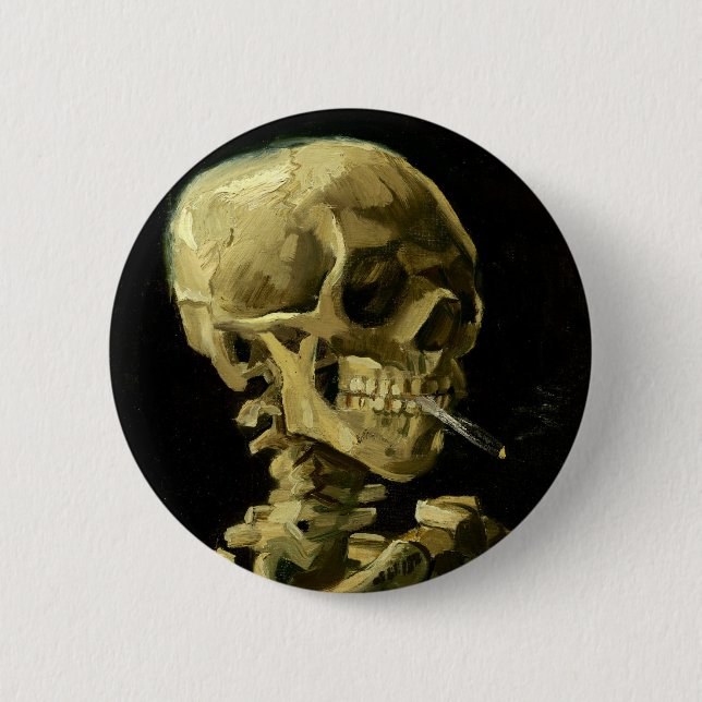 Chapa Redonda De 5 Cm Van Gogh Smoeleton (Anverso)