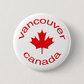 Chapa Redonda De 5 Cm Vancouver Canadá