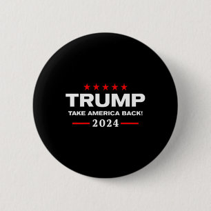 Chapa Redonda De 5 Cm Vaquero occidental de Trump que perdió a Trump 202