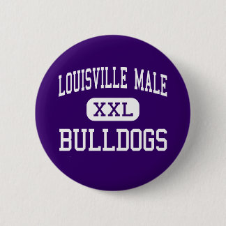 Chapa Redonda De 5 Cm Varón de Louisville - bulldoges - alto -