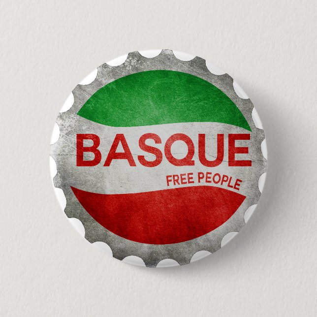 Chapa Redonda De 5 Cm vasco Bayona Euskadi (Anverso)