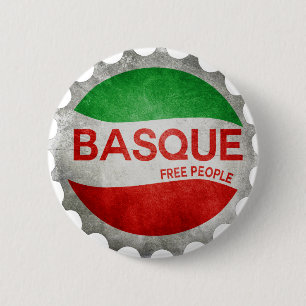 Chapa Redonda De 5 Cm vasco Bayona Euskadi