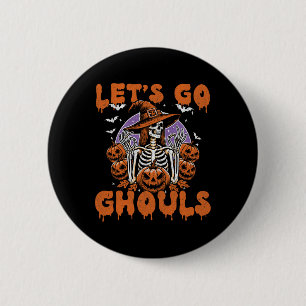 Chapa Redonda De 5 Cm Vayan Ghouls Witch Retro Halloween Disfraces Para