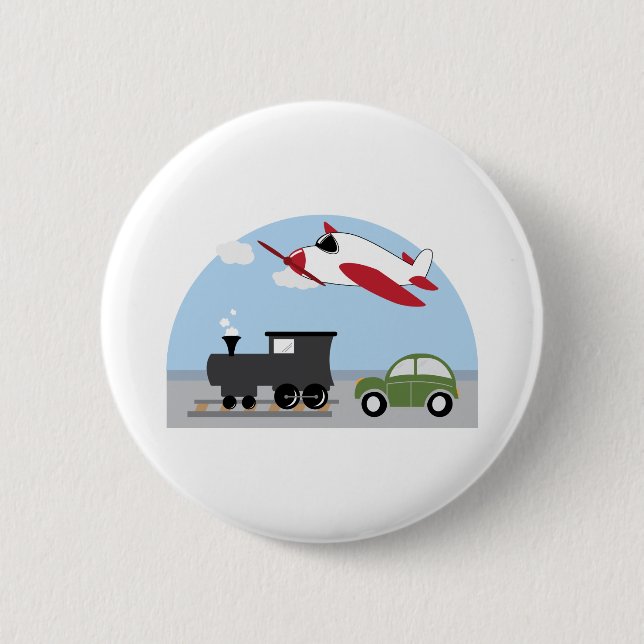 Chapa Redonda De 5 Cm Vechicles (Anverso)