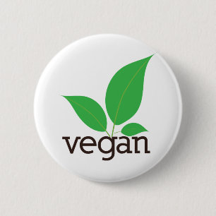 Chapa Redonda De 5 Cm Vegan