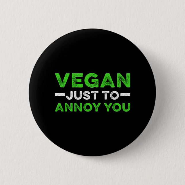 Chapa Redonda De 5 Cm Vegan Animal Rights Vegetarian Liberation Bio Gift (Anverso)