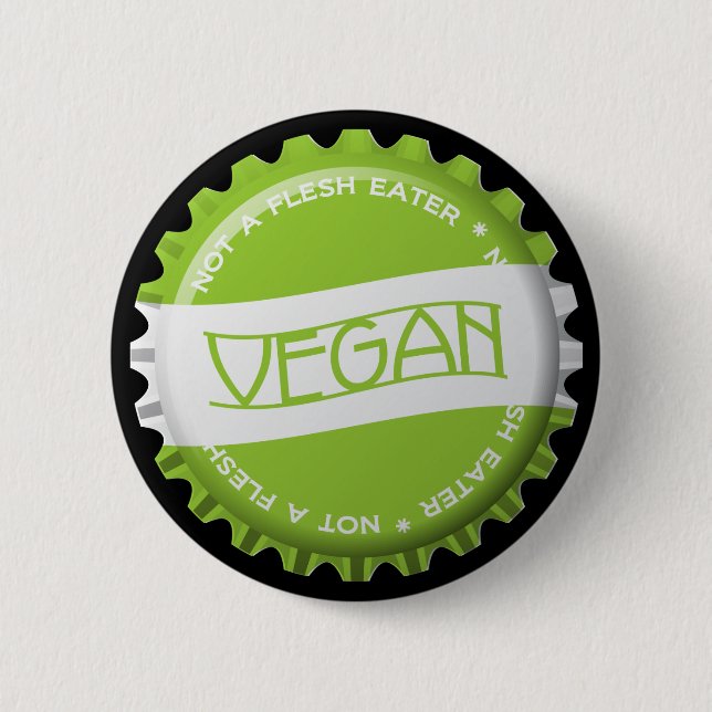 Chapa Redonda De 5 Cm Vegan Bottlecap (Anverso)