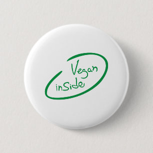 Chapa Redonda De 5 Cm Vegan Inside
