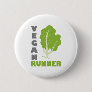 Chapa Redonda De 5 Cm Vegan Runner - Kale