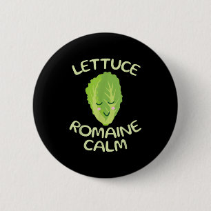 Chapa Redonda De 5 Cm Vegan Vegetarian Único Regalos Vegan Lettuc