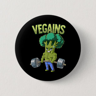 Chapa Redonda De 5 Cm Vegetales Vegan Gym