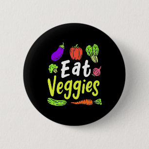 Chapa Redonda De 5 Cm Vegetarianos