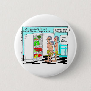 Chapa Redonda De 5 Cm Veggie Cannibals Graciosos Regalos Personalizados 