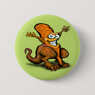 Chapa Redonda De 5 Cm Veggie Saurus Rex