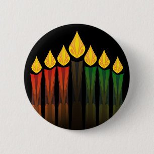 Chapa Redonda De 5 Cm velas de kwanzaa