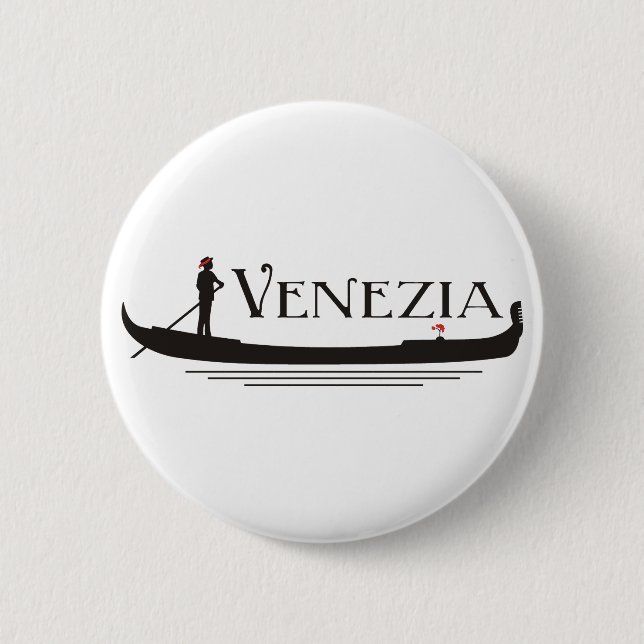 Chapa Redonda De 5 Cm Venezia (Anverso)