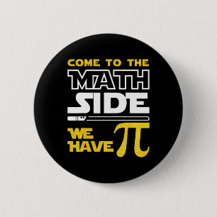 Chapa Redonda De 5 Cm Vengan Al Lado De Las Matemáticas Tenemos Enseñanz