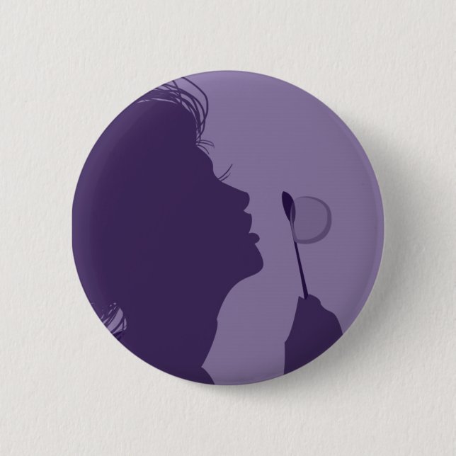 Chapa Redonda De 5 Cm Ventilador de la burbuja (Anverso)