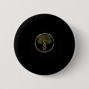 Chapa Redonda De 5 Cm Veo Árboles Rosas verdes coloridos Adn 2022 Earth 