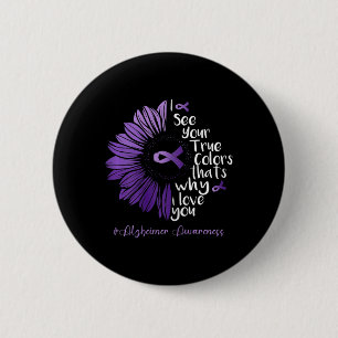 Chapa Redonda De 5 Cm Veo Tu Verdadero Color Heimerheimer Sunflower Hope