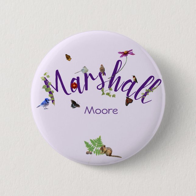 Chapa Redonda De 5 Cm verano con personalidad: (Anverso)