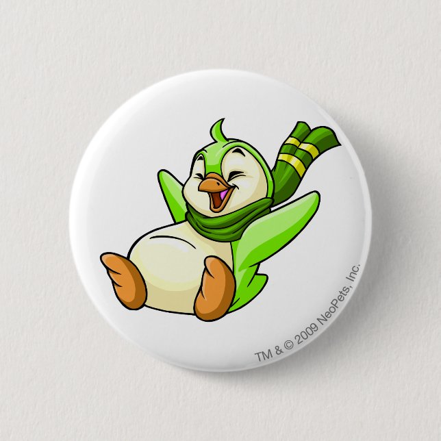 Chapa Redonda De 5 Cm Verde de Bruce (Anverso)