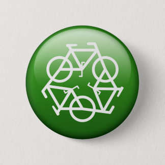 Chapa Redonda De 5 Cm Verde de ReBicycle
