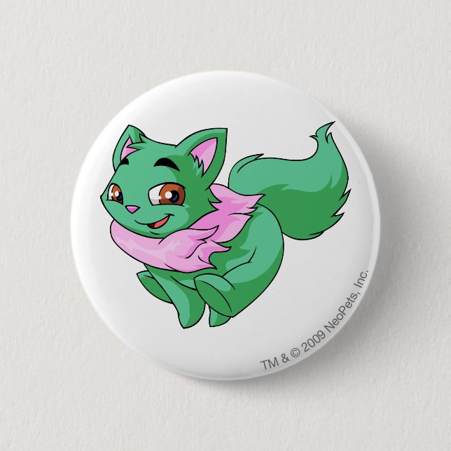 Chapa Redonda De 5 Cm Verde de Wocky (Anverso)