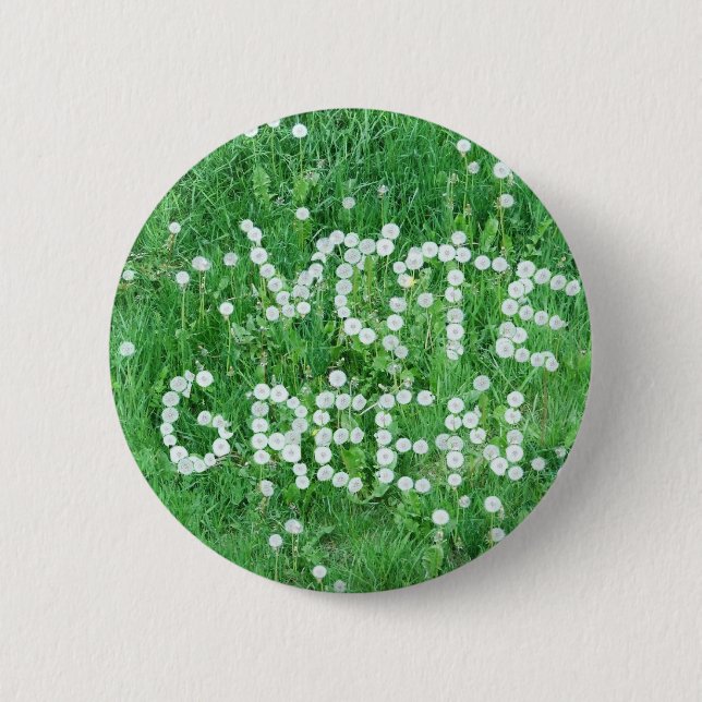 Chapa Redonda De 5 Cm Verde del voto (Anverso)