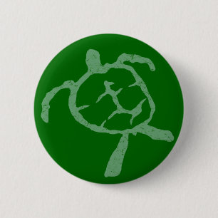 Chapa Redonda De 5 Cm verde tortuga