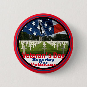 Chapa Redonda De 5 Cm Veteranos