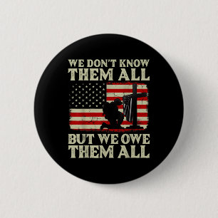 Chapa Redonda De 5 Cm Veteranos Día Que Les Debemos Veteranos Patriótico