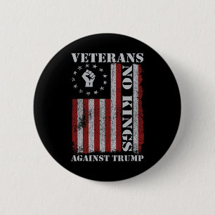 Chapa Redonda De 5 Cm Veteranos Militares Protestan Bandera De Estados U