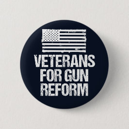 Chapa Redonda De 5 Cm Veteranos por la reforma de las armas