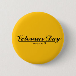 Chapa Redonda De 5 Cm Veterans Day Buttons