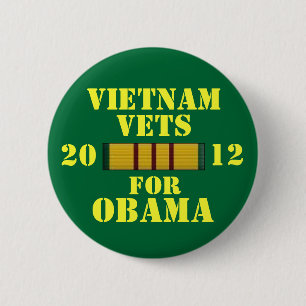 Chapa Redonda De 5 Cm Veterinarios de Vietnam para Obama