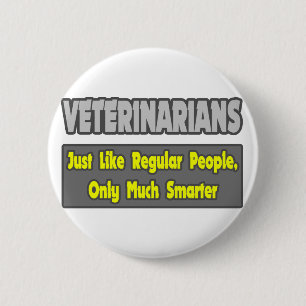Chapa Redonda De 5 Cm Veterinarios...Más inteligentes