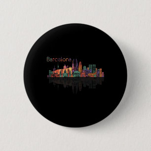 Chapa Redonda De 5 Cm Viajar Barcelona España Europa Vacaciones familiar