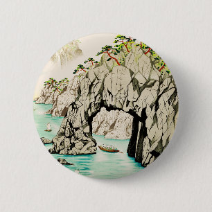 Chapa Redonda De 5 Cm Viaje a Japón Isla Okinawa