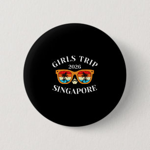 Chapa Redonda De 5 Cm Viaje de chicas 2026 Singapur vacaciones de primav
