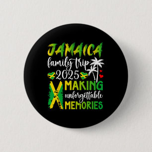 Chapa Redonda De 5 Cm Viaje familiar de Jamaica 2025 Recuerdos Jamaica V