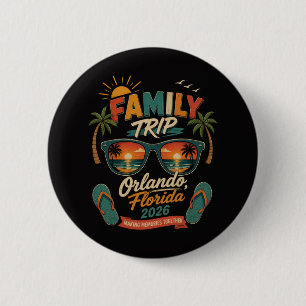Chapa Redonda De 5 Cm Viaje Familiar Orlando Florida 2026