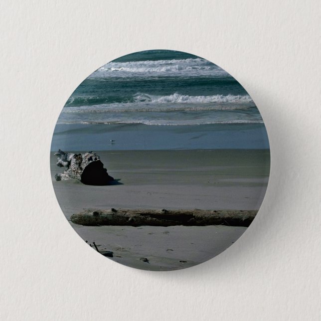 Chapa Redonda De 5 Cm Viajeros solos (Anverso)