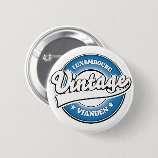 Chapa Redonda De 5 Cm Vianden luxembourg retro logo