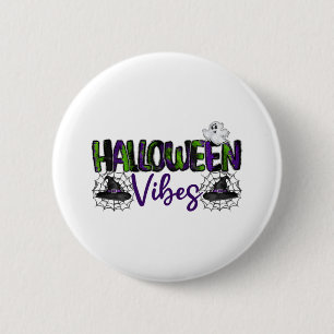 Chapa Redonda De 5 Cm Vibes de Halloween