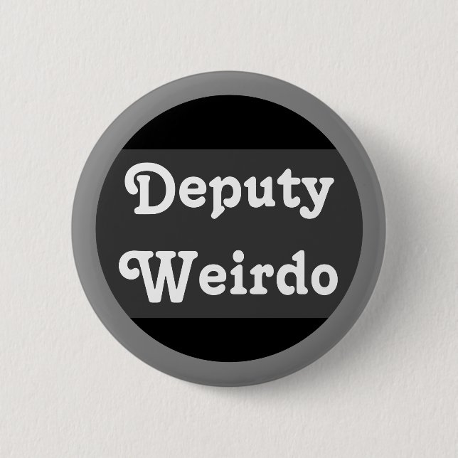 Chapa Redonda De 5 Cm Vice Weirdo (Anverso)