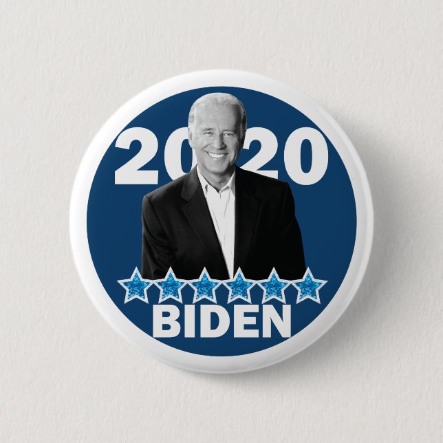 Chapa Redonda De 5 Cm Vicepresidente Joe Biden - Candidato demócrata 202 (Anverso)